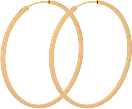 Small Orbit Hoops Accessories Jewellery Earrings Hoops Gold Pernille Corydon