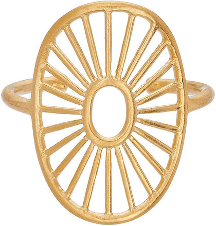 Daylight Ring Adjustable Ring Smykker Gull Pernille Corydon*Betinget Tilbud