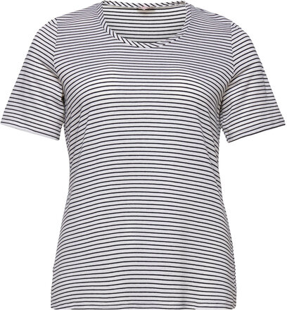 Vanda T-shirts & Tops Short-sleeved Multi/mønstret Persona By Marina Rinaldi*Betinget Tilbud