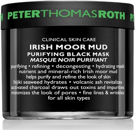 Irish Moor Mud Purifying Black Mask Beauty WOMEN Skin Care Face Face Masks Clay Mask Svart Peter Thomas Roth*Betinget Tilbud