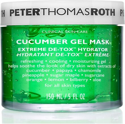Cucumber Detox Gel Mask Beauty Women Skin Care Face Face Masks Detox Mask Nude Peter Thomas Roth