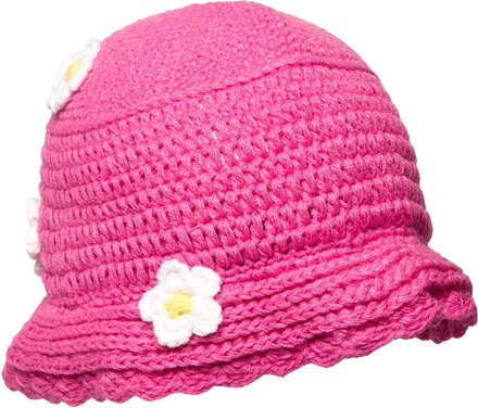 Pcvioletta Knitted Bucket Hat Sww Accessories Headwear Bucket Hats Pink Pieces