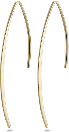 Agatha Recycled Earrings Gold-Plated Örhänge Smycken Gold Pilgrim
