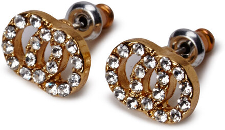 Victoria Accessories Jewellery Earrings Studs Gold Pilgrim