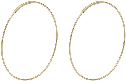 Raquel X-Large Recycled Hoop Earrings Accessories Jewellery Earrings Hoops Gold Pilgrim