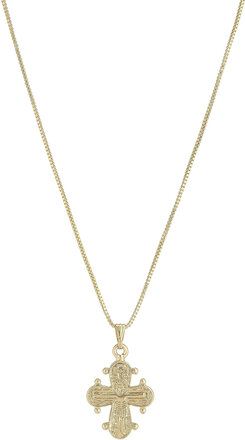 Dagmar Recycled Pendant Necklace Gold-Plated Accessories Jewellery Necklaces Dainty Necklaces Gold Pilgrim