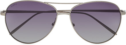 Sunglasses Nani Pilotsolbriller Solbriller Grå Pilgrim*Betinget Tilbud