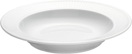 Tallerken Dyb Plissé 22 Cm Hvid Home Tableware Plates Deep Plates White Pillivuyt