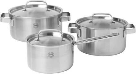 Grydesæt Somme Home Kitchen Pots & Pans Saucepan Sets Silver Pillivuyt Gourmet