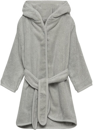 Organic Bath Robe Morgenkåpe Badekåpe Grå Pippi*Betinget Tilbud