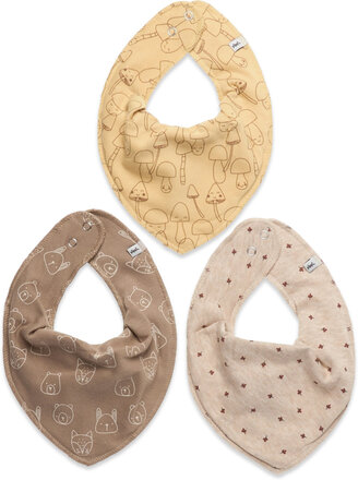 Bandana Bib Uni -Aop Baby & Maternity Care & Hygiene Dry Bibs Multi/patterned Pippi