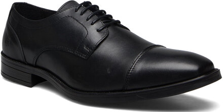Tom Shoes Business Laced Shoes Black Playboy Footwear