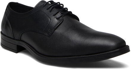 James Shoes Business Laced Shoes Black Playboy Footwear