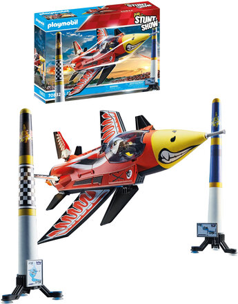 Playmobil Air Stunt Show Jet "Eagle" - 70832 Toys Playmobil Toys Playmobil Stunt Show Multi/patterned PLAYMOBIL