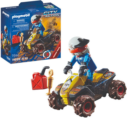 Playmobil City Action Offroad-Atv - 71039 Toys Playmobil Toys Playmobil City Action Multi/patterned PLAYMOBIL