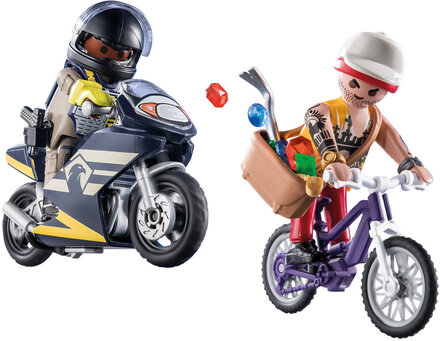 Playmobil Starter Pack Special Forces And Thief - 71255 Toys Playmobil Toys Playmobil City Action Multi/mønstret PLAYMOBIL*Betinget Tilbud