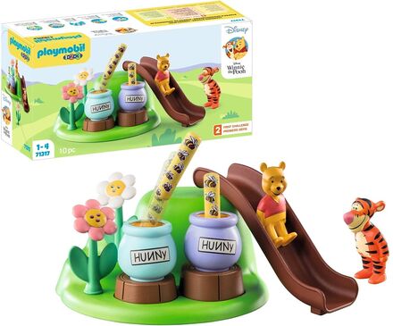 Playmobil 1.2.3 & Disney: Winnie's & Tigger's Bee Garden - 71317 Toys Playmobil Toys Playmobil 1.2.3 & Disney Multi/mønstret PLAYMOBIL*Betinget Tilbud