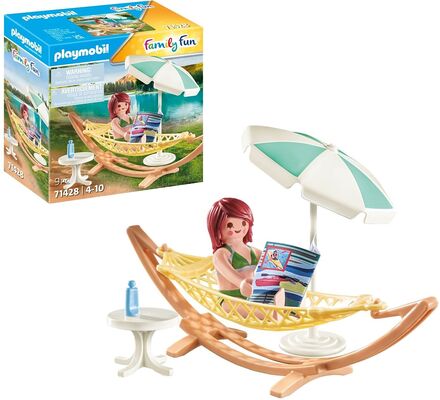 Playmobil Family Fun Hængekøje - 71428 Toys Playmobil Toys Playmobil Family Fun Multi/patterned PLAYMOBIL