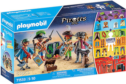 Playmobil Pirates Pirater – My Figures - 71533 Toys Playmobil Toys Playmobil Pirates Multi/patterned PLAYMOBIL