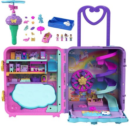 Pollyville Resort Roll Away Playset Toys Playsets & Action Figures Movies & Fairy Tale Characters Multi/patterned Polly Pocket