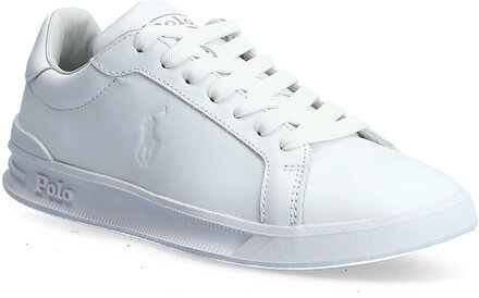 Heritage Court Ii Leather Sneaker Låga Sneakers White Polo Ralph Lauren