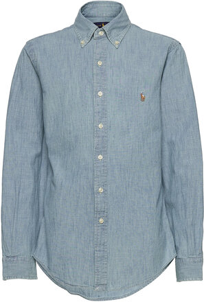 Slim Fit Oxford Shirt Designers Shirts Casual Blue Polo Ralph Lauren