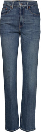 High-Rise Straight Jean Bottoms Jeans Straight-regular Blue Polo Ralph Lauren