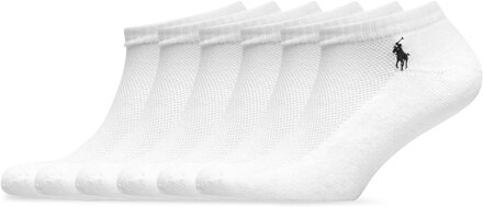 Low-Profile Sport Sock 6-Pack Lingerie Socks Footies-ankle Socks White Polo Ralph Lauren