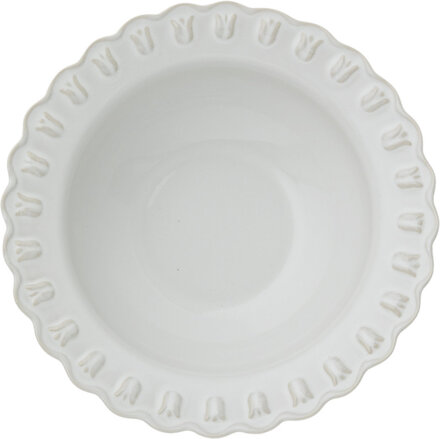 Tulipa Deep Plate 23 Cm 2-Pack Home Tableware Plates Deep Plates White PotteryJo