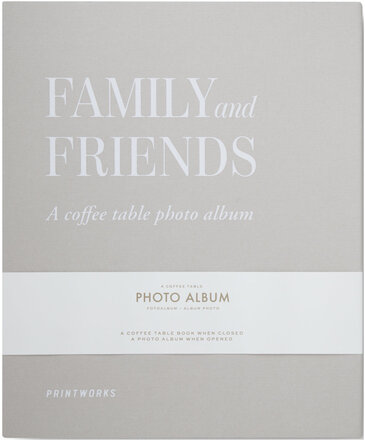 Photo Album - Family And Friends Home Decoration Photo Albums Grå PRINTWORKS*Betinget Tilbud