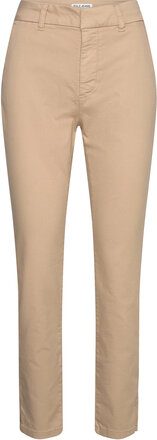 Pzclara Pant Skinny Leg Bottoms Trousers Chinos Beige Pulz Jeans