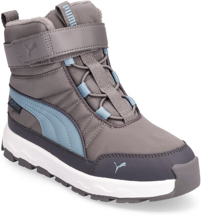 Puma Evolve Boot Puretex Ac+Ps Sport Winter Boots Winter Boots W. Velcro Grey PUMA