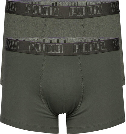 Puma Basic Trunk 2P Boksershorts Grønn PUMA*Betinget Tilbud