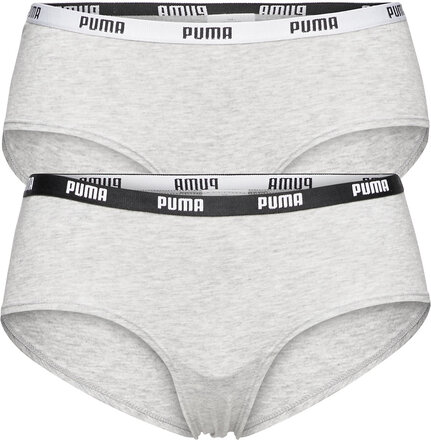 Puma Women Hipster 2P Hang Sport Panties Hipster & Boyshorts Grey PUMA