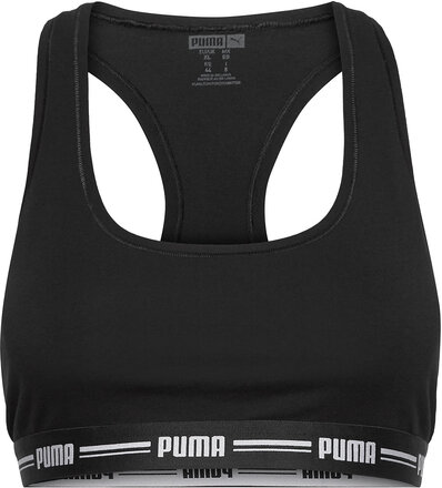 Puma Women Racer Back Top 1P Hang Lingerie Bras & Tops Soft Bras Tank Top Bras Svart PUMA*Betinget Tilbud