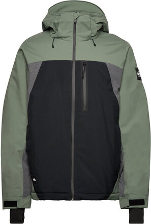 Mission Plus Jk Outerwear Sport Jackets Quilted Jackets Grønn Quiksilver*Betinget Tilbud