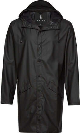 Long Jacket Outerwear Rainwear Rain Coats Black Rains