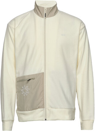 Fleece Jacket Designers Sweat-shirts & Hoodies Fleeces & Midlayers Cream Rains