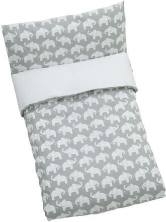 Elephant Eco, Bed Set, Crib, Pink Home Sleep Time Bed Sets Grey Rätt Start