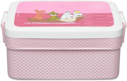 Moomin, Lunchbox, Pink Home Meal Time Lunch Boxes Rosa Rätt Start*Betinget Tilbud