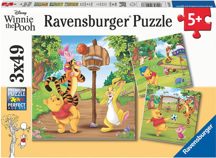 Sports Day 3X49P Toys Puzzles And Games Puzzles Classic Puzzles Multi/patterned Ravensburger