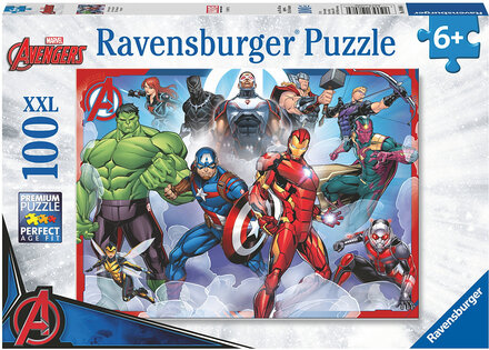 Marvel Avengers 100P Toys Puzzles And Games Puzzles Classic Puzzles Multi/patterned Ravensburger