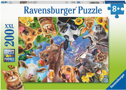 Morsomme Gårdsvenner 200P Toys Puzzles And Games Puzzles Classic Puzzles Multi/mønstret Ravensburger*Betinget Tilbud