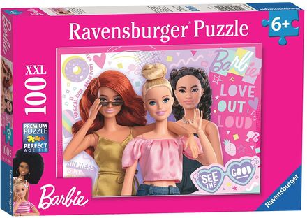 Barbie 100P Toys Puzzles And Games Puzzles Classic Puzzles Multi/patterned Ravensburger