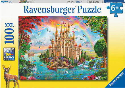 Fe Slott 100P Toys Puzzles And Games Puzzles Classic Puzzles Multi/mønstret Ravensburger*Betinget Tilbud