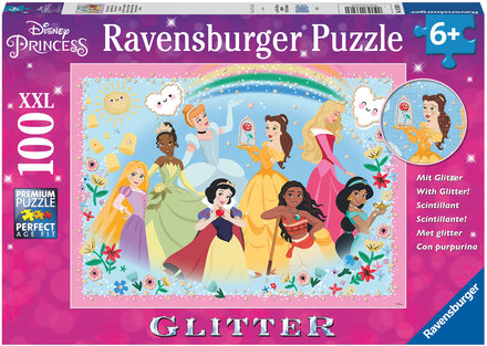 Disney Princess Strong Beautyful And Brave 100P Toys Puzzles And Games Puzzles Classic Puzzles Multi/patterned Ravensburger