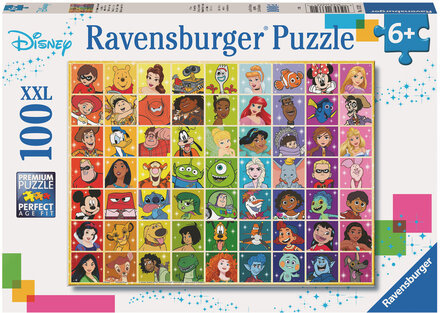 Disney Multi Character 100P Toys Puzzles And Games Puzzles Classic Puzzles Multi/patterned Ravensburger