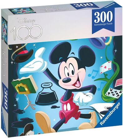 Disney 100 År Mikke Mus 300P Ad Toys Puzzles And Games Puzzles Classic Puzzles Multi/patterned Ravensburger