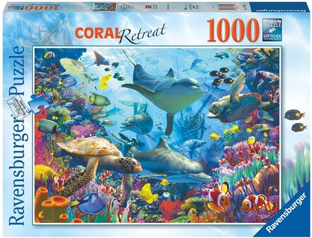 Coral Reef Retreat 1000P Toys Puzzles And Games Puzzles Classic Puzzles Multi/patterned Ravensburger