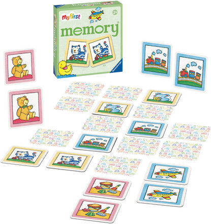 First Memory® Favorite Th. D/F/I/Nl/En/E Toys Puzzles And Games Games Memory Multi/patterned Ravensburger